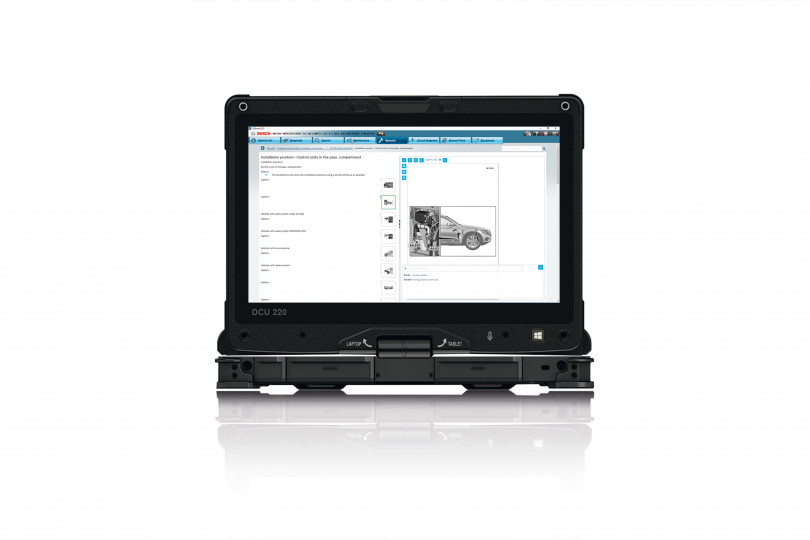 Bosch Esitronic 2.0 Online diagnostic software now with repair and maintenance information right from the manufacturer