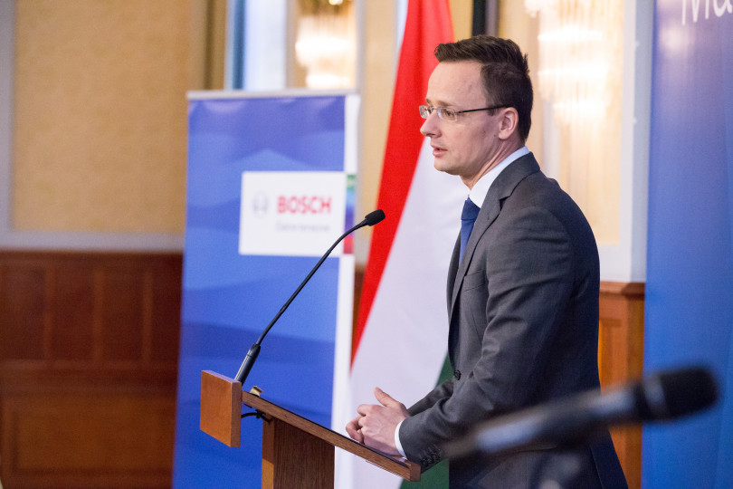 Péter Szijjártó, Minister of Foreign Affairs and Trade.