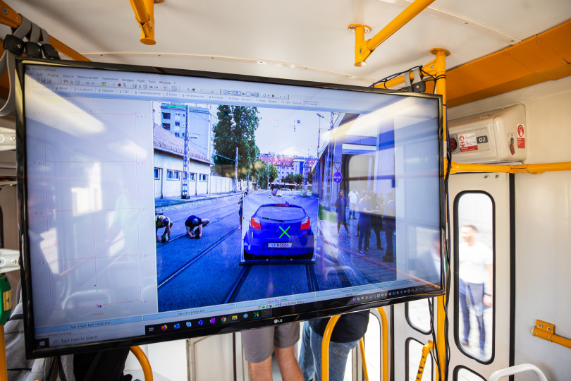 Collision warning system helps prevent tram accidents in Budapest