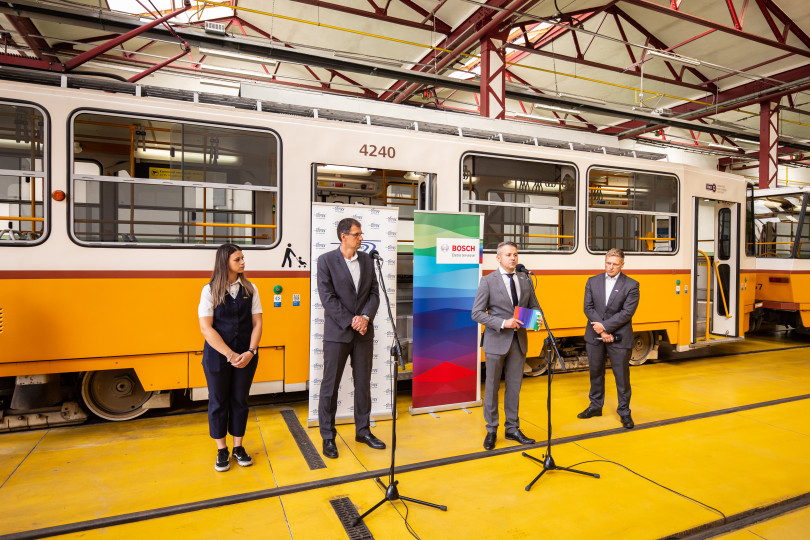 Collision warning system helps prevent tram accidents in Budapest