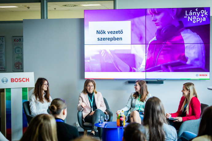 Women behind the steering gears – Girls' Day at Bosch