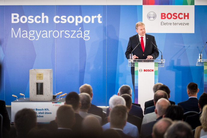 Foundation stone-laying ceremony: Bosch Engineering Center Budapest to expand further
