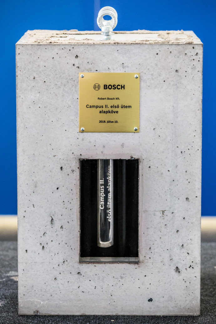 Foundation stone-laying ceremony: Bosch Engineering Center Budapest to expand further