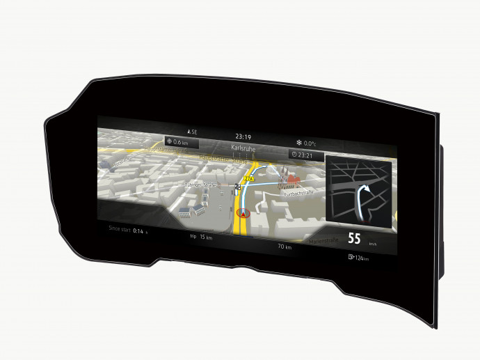 Bosch gets the world’s first curved instrument cluster on the road
