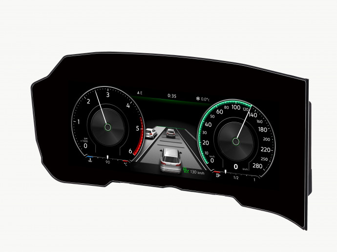 Bosch gets the world’s first curved instrument cluster on the road