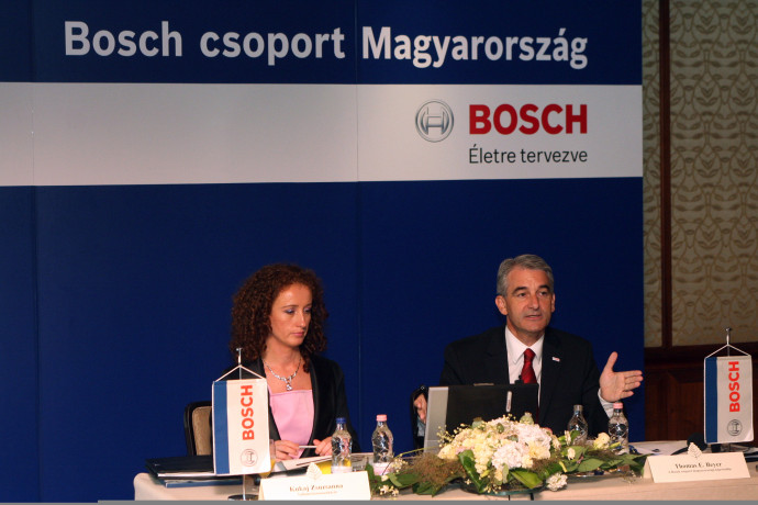 A Bosch csoport Magyarországon is növelte forgalmát Hosszú távú jelenlétet, további jelentős K+F ráfordításokat és az oktatás erőteljes támogatását tervezi a cégcsoport hazánkban