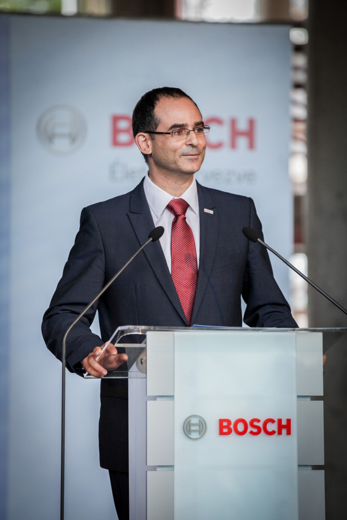 Bokrétaünnepség Budapesten: a magyarországi Bosch csoport az új központ építésének első mérföldkövét ünnepli