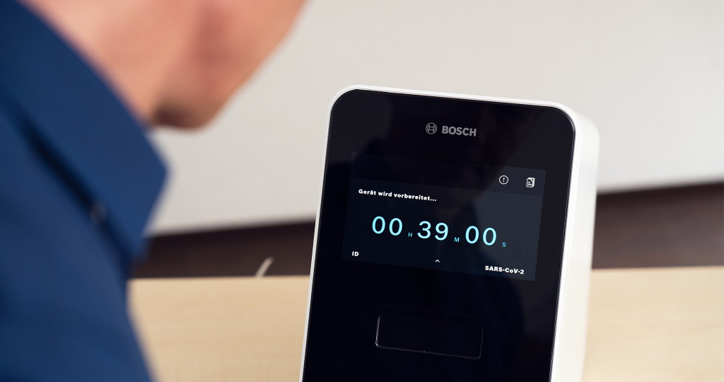 A Bosch új koronavírus tesztje 39 perc alatt ad megbízható eredményt