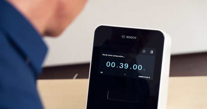 A Bosch új koronavírus tesztje 39 perc alatt ad megbízható eredményt
