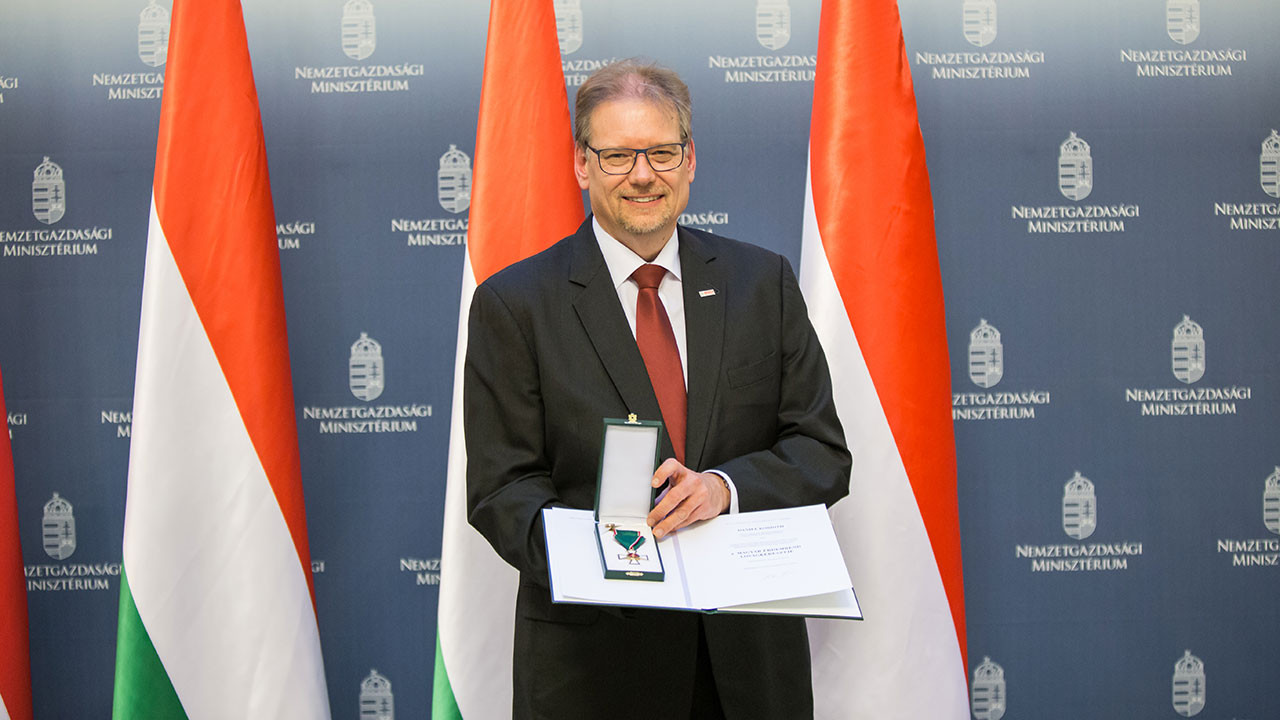 State honour for representative of Bosch in Hungary