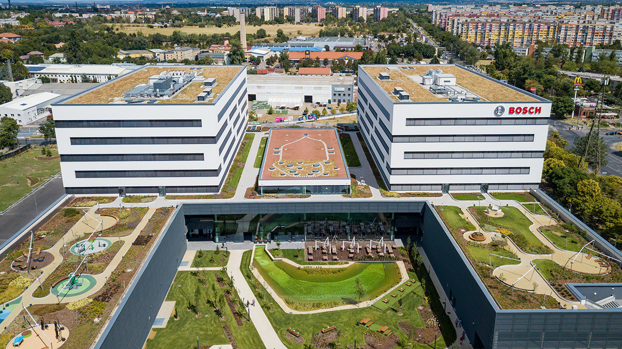 Bosch Budapest Innovation Campus wins Construction Industry Award of Excellence