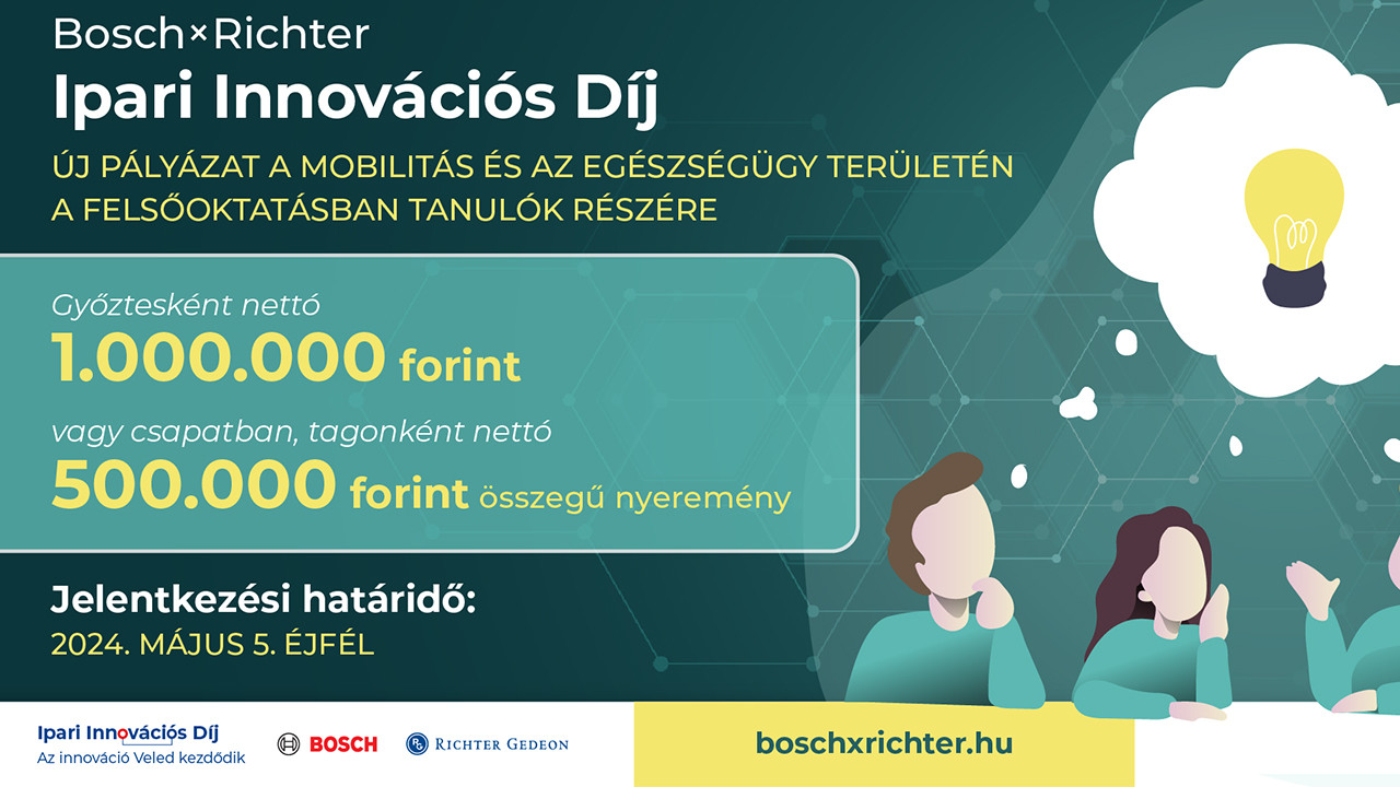 Bosch x Richter Ipari Innovációs Díj