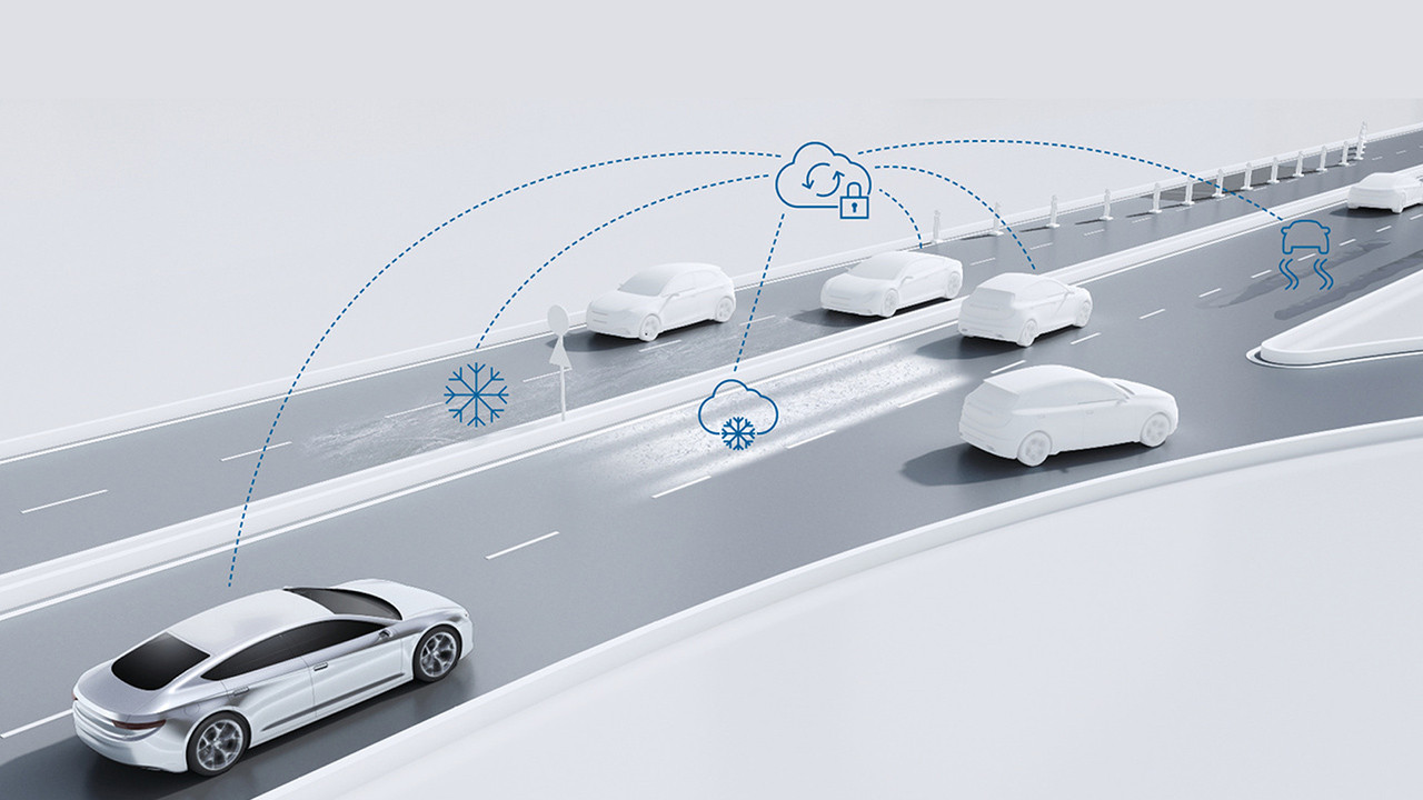 Érzékelés a Bosch-felhő révén az automatizált járművekben
